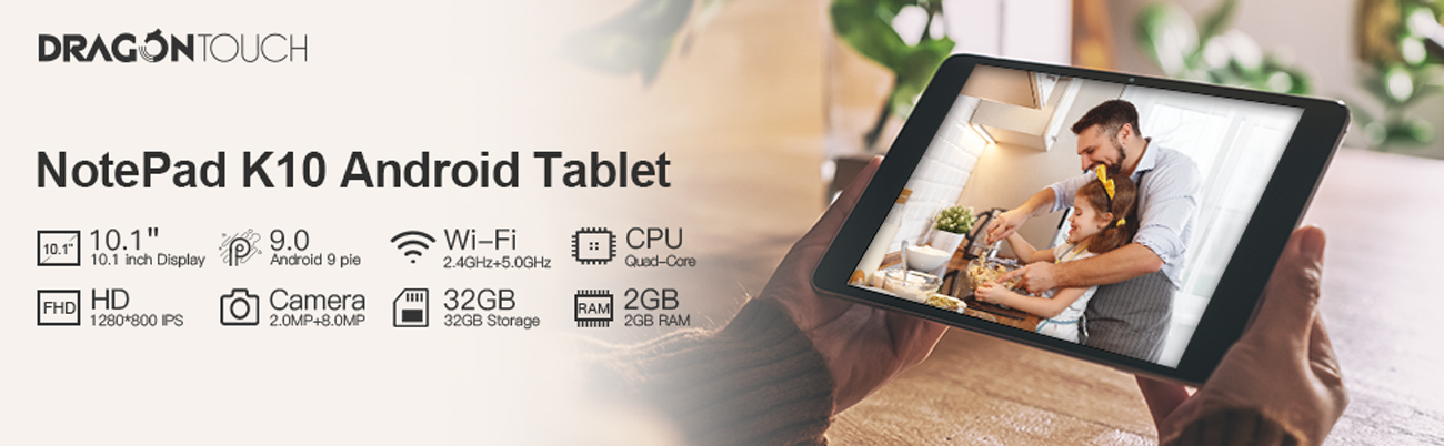 Dragon Touch Notepad K10 Tablet